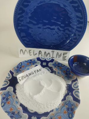 7.45-9.45PH Melamine Nguyên liệu đúc Hợp chất không độc hại