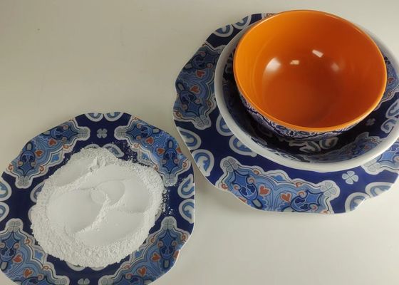 7.45-9.45PH Melamine Nguyên liệu đúc Hợp chất không độc hại