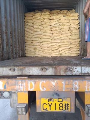 700-1000kg / M3 Bột Melamine nguyên chất C3H6N6 25kg / Gói bao