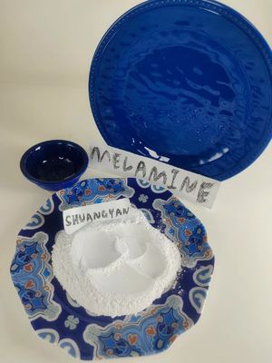 Bộ đồ ăn Melamine Shinning Powder 99,85% Độ tinh khiết Cấp công nghiệp đầy màu sắc