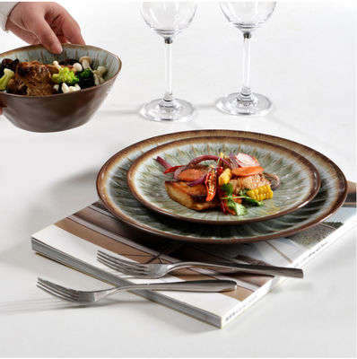 Đĩa và bát tiệc 12pc Melamine Dinnerware Set Iso
