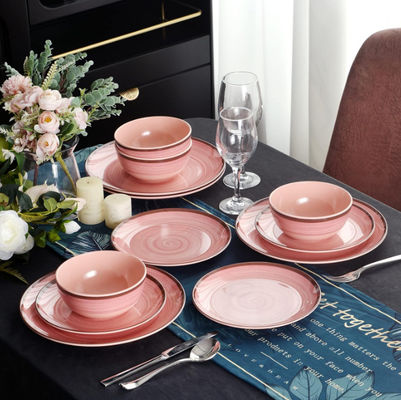 12pcs Melamine Dinnerware Set đĩa và bát cho 4 người