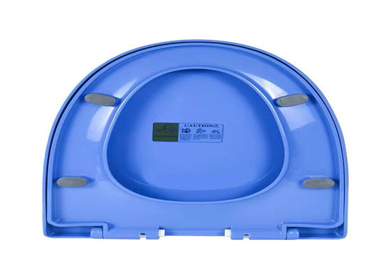 ISO Urea Formaldehyde Resin Powder Blue Plastic Toilet Lid Với Vật liệu hạt