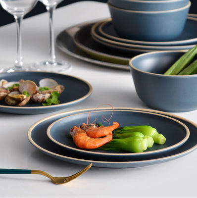 Gufaith 12 Pcs Melamine Outdoor Plates Set hiện đại