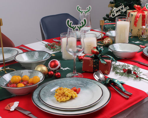 Vật liệu White Melamine Plate Set Máy rửa chén an toàn cho khách sạn