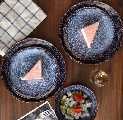 Bộ đồ ăn tròn Melamine Bộ BPA Free Chip bền