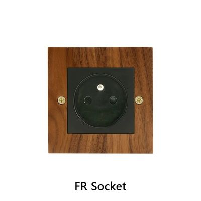 tiện lợi Wifi mô-đun gỗ rắn bảng điều khiển đèn 10A 16A 110v-250v 86 * 86mm