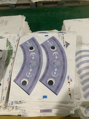 Giấy dán melamine đậm 100% nhựa tùy chỉnh cho đồ dùng ăn tối melamine