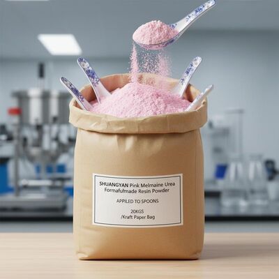 SHUANGYAN Pink Melamine Urea Formaldehyde Resin Powder áp dụng cho muỗng 20KGS / túi giấy Kraft